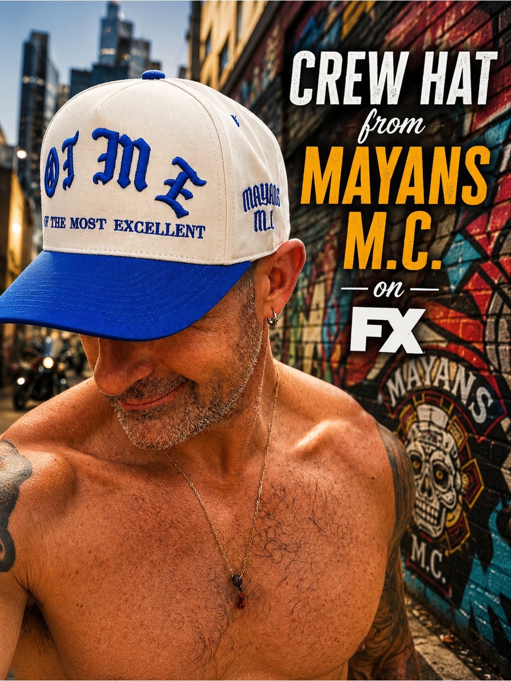 Official Mayans M.C. Final Season Crew Hat • Season 5 • FX TV Crew • New